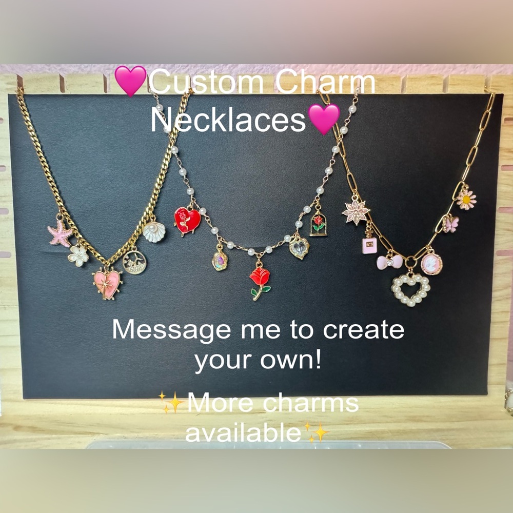 Custom charm necklace/bracelets ✨Live Show Listing ✨